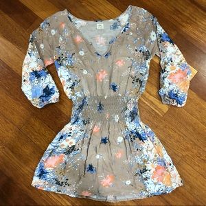 O’neill flower pattern short dress || size small